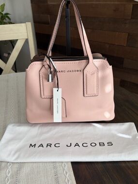 Marc Jacobs The Editor in Pebble Leather Blush Pink Satchel/Crossbody